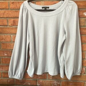 Banana Republic Long-Sleeved Blue Blouse